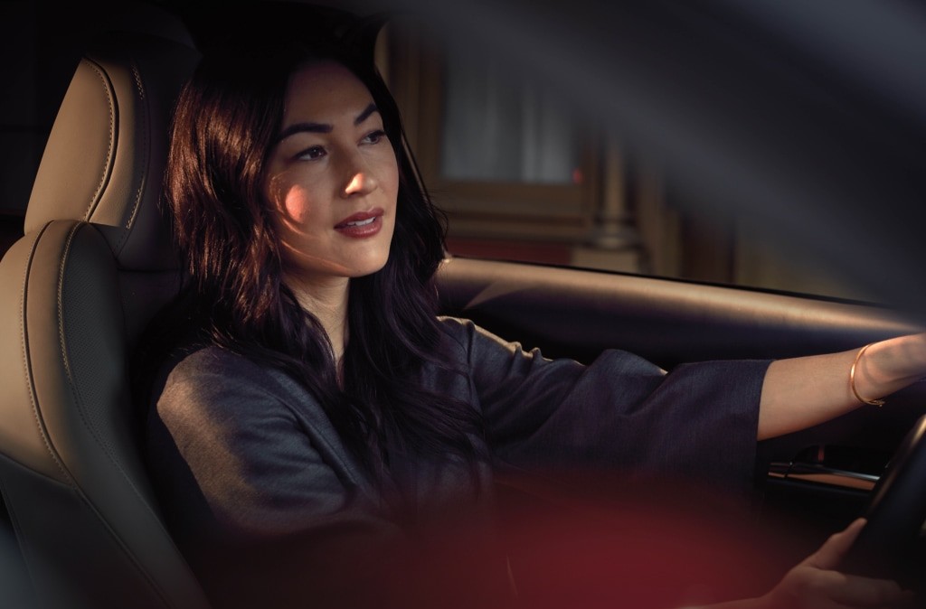 Woman driving a 2025 Mazda CX-30