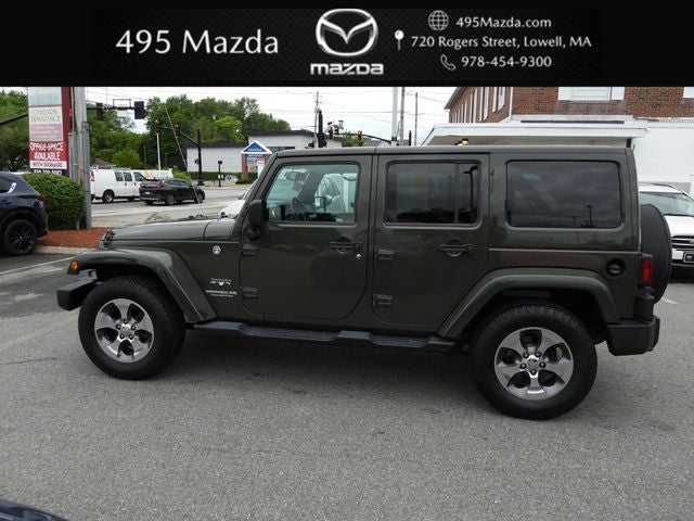 Used 2016 Jeep Wrangler Unlimited Sahara with VIN 1C4BJWEG4GL149289 for sale in Lowell, MA