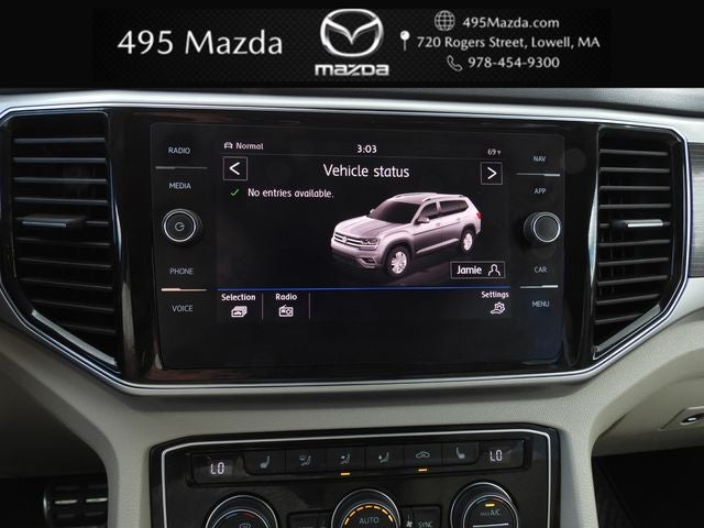 2019 Volkswagen Atlas 3.6L V6 SEL R-Line R-Line