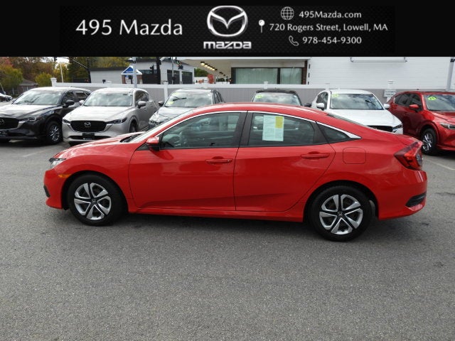 Used 2017 Honda Civic LX with VIN 2HGFC2F58HH562706 for sale in Lowell, MA
